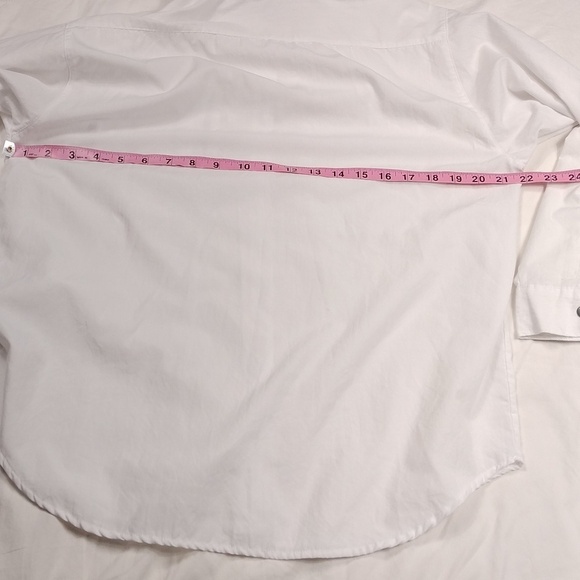 Cristina women's long sleeved button down blouse size medium - Picture 10 of 11